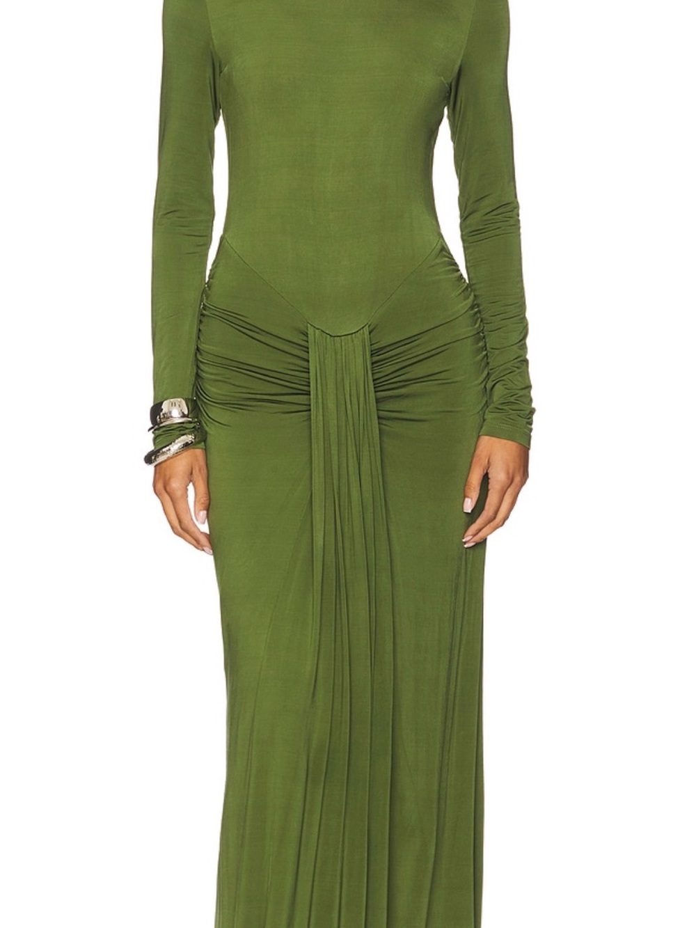 Heena gown olive